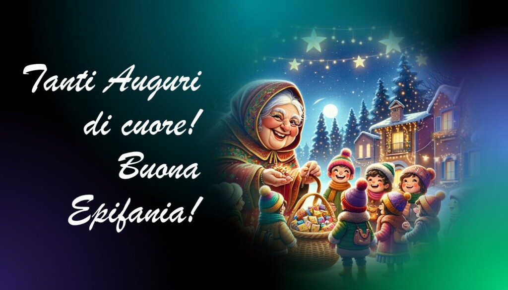 auguri buona epifania befana 2024 immagini nuove