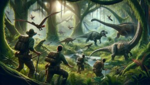 caccia dinosauri