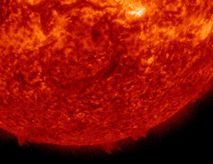 esplosione filamento sole