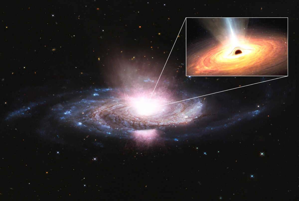 galassia MARKARIAN 817 buco nero