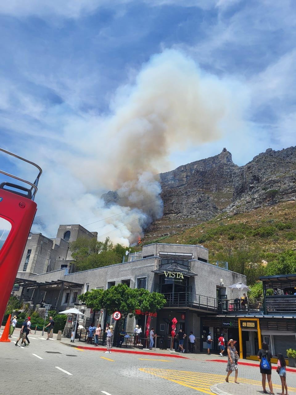 incendi città del capo sudafrica