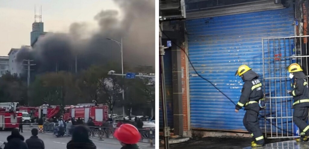 incendio Xinyu cina
