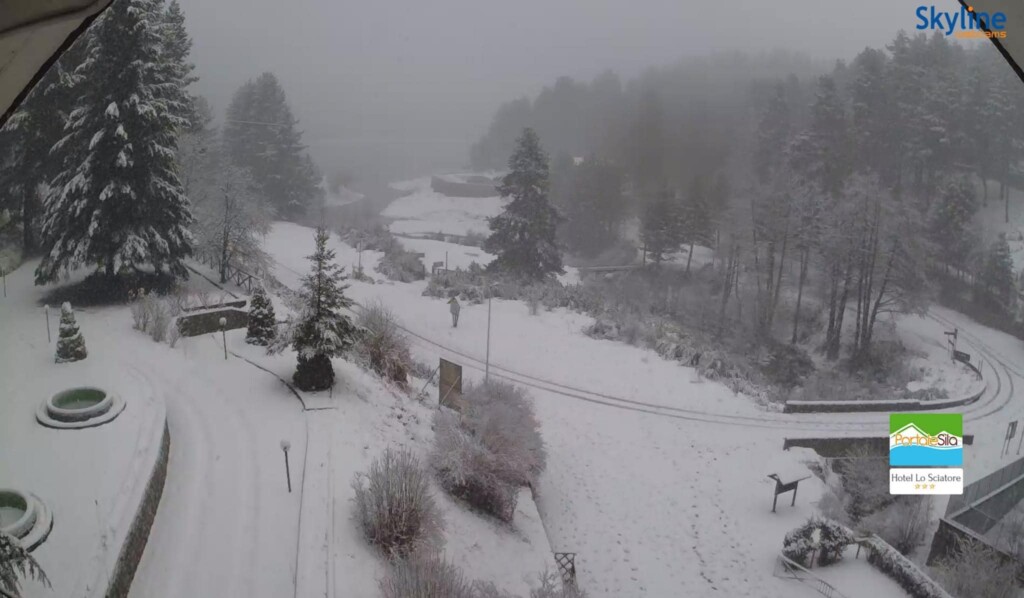 maltempo calabria neve sila