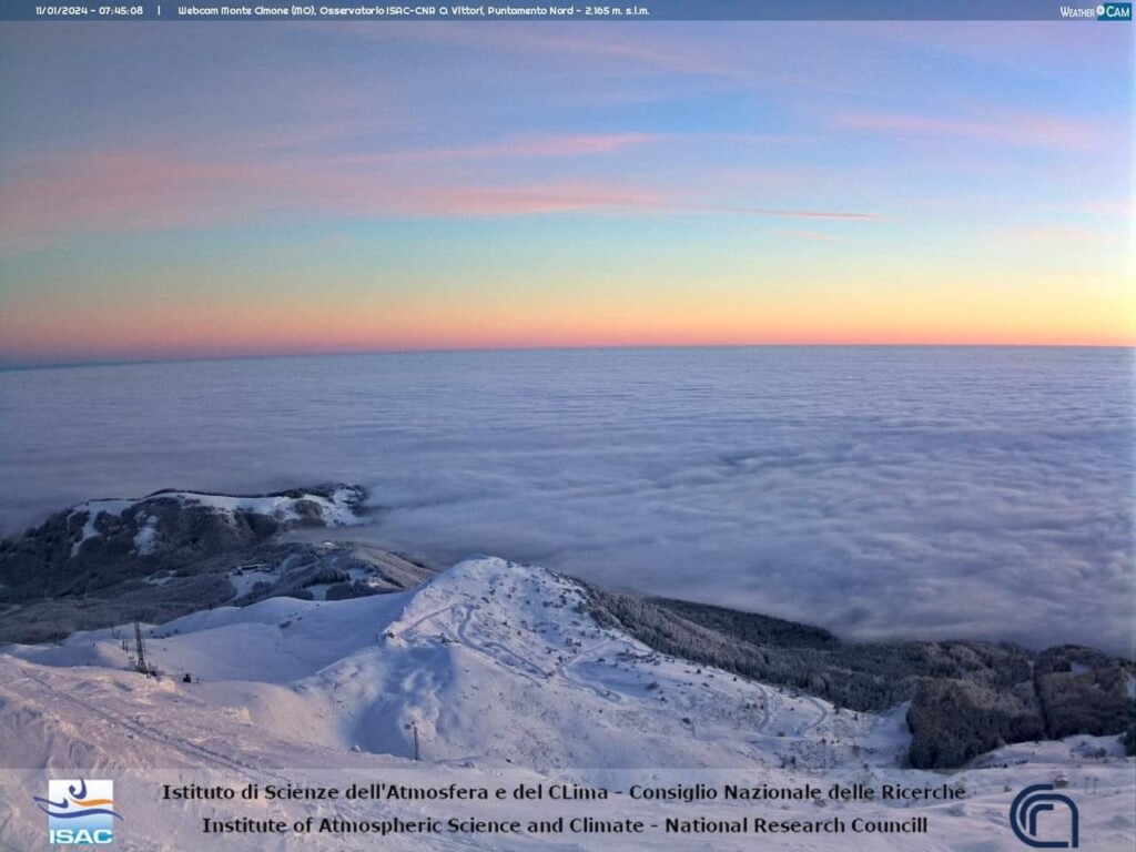 neve nubi monte cimone