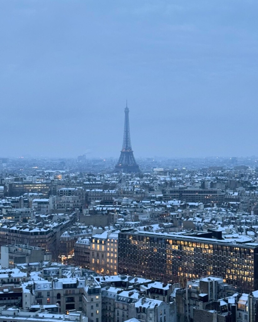 neve parigi francia