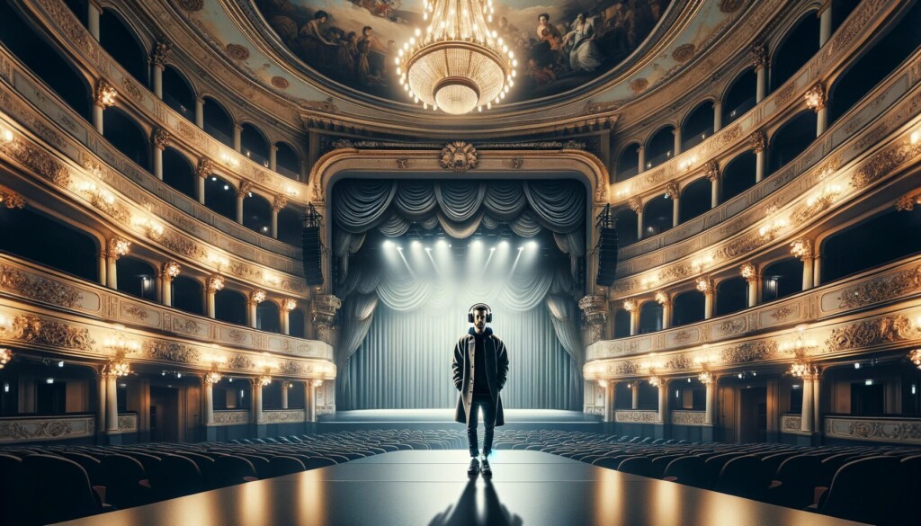 sanremo uomo cuffie musica canzone più bella del mondo