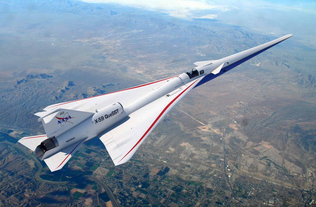 super jet nasa X-59