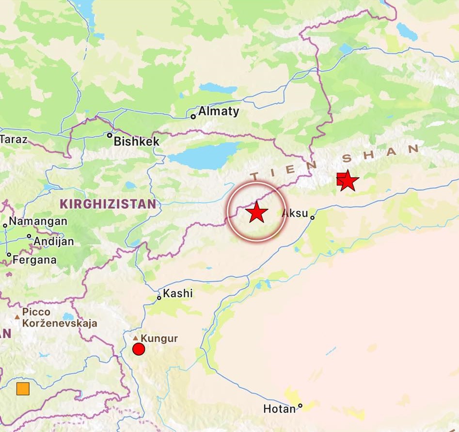 terremoto Cina-Kirghizistan