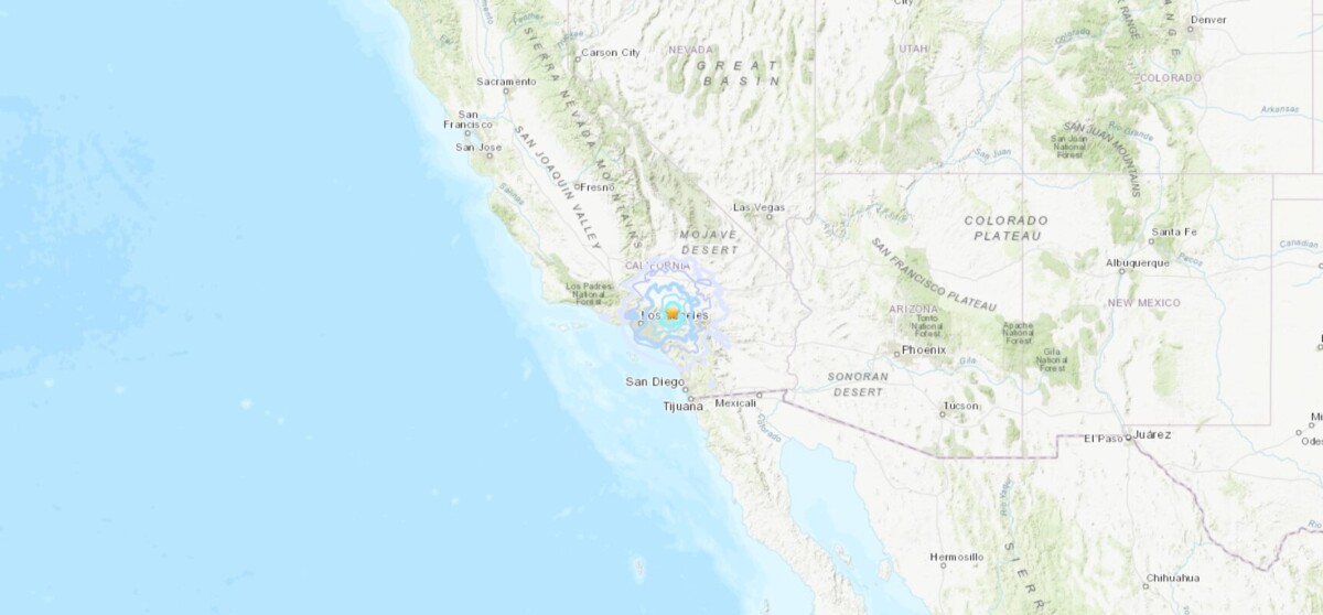 terremoto california 5 gennaio 2024