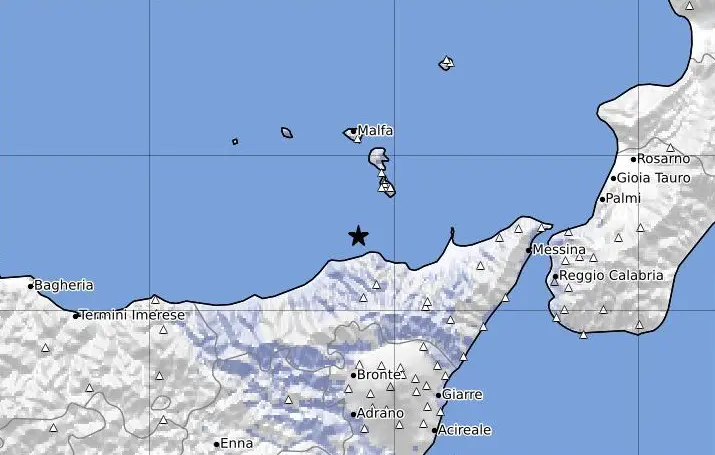 terremoto sicilia gioiosa marea