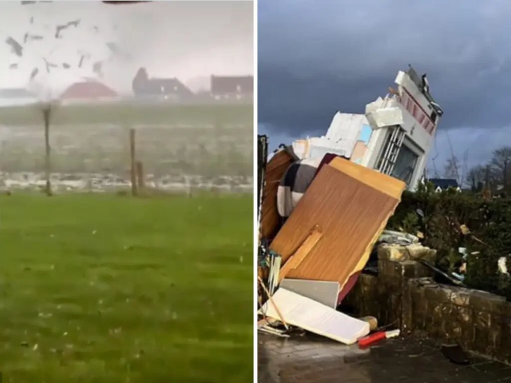 tornado Onze-Lieve-Vrouw-Waver belgio
