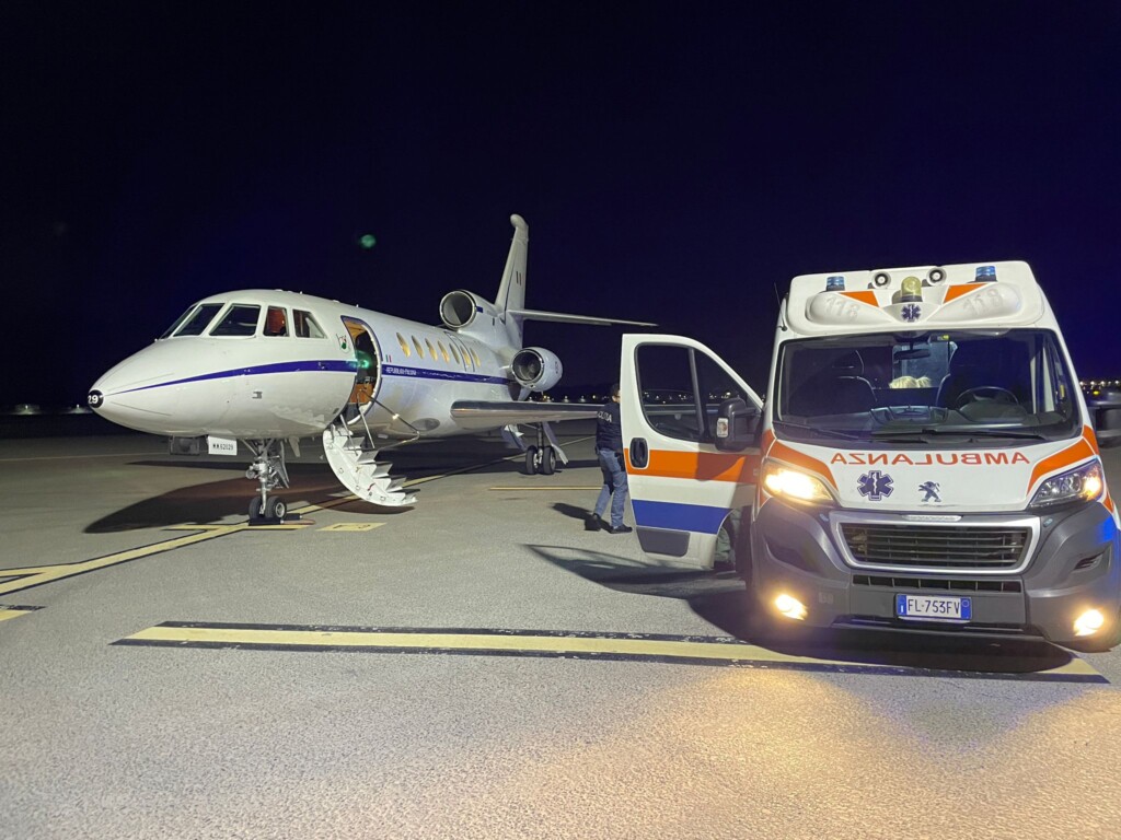 trasporto sanitario aeronautica militare