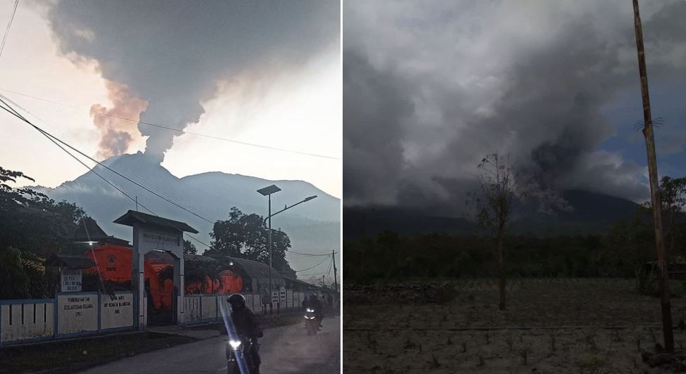 vulcano indonesia Lewotobi Laki-Laki
