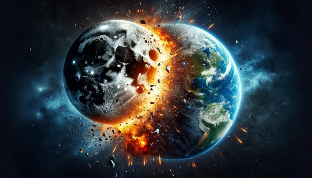 Cosa succederebbe se la Luna si schiantasse sulla Terra