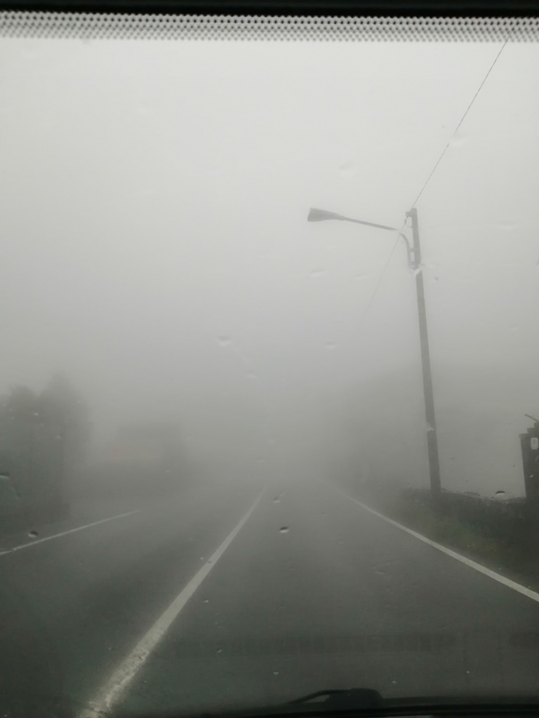 Pedara-Zafferana nebbia etna