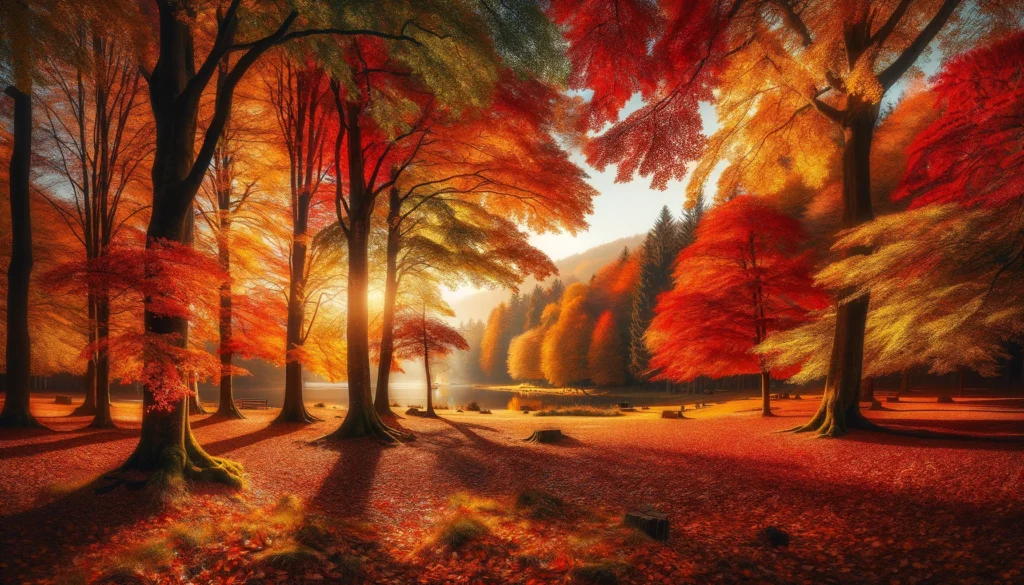 alberi in autunno