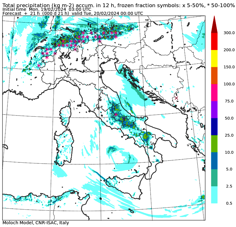 allerta meteo lunedì 19 febbraio