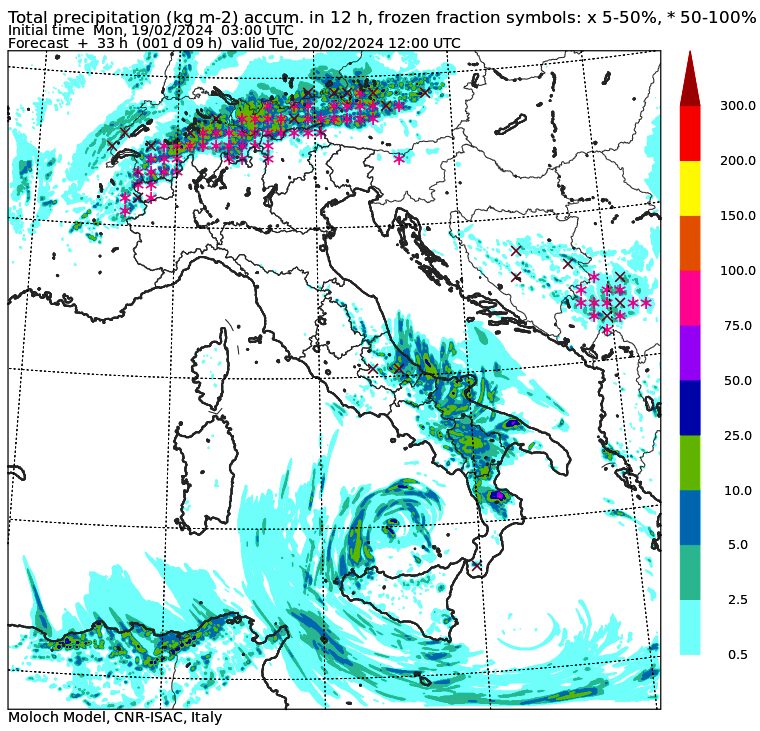 allerta meteo martedì 20 febbraio mattina