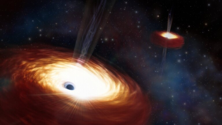 buco nero binario supermassiccio buchi neri