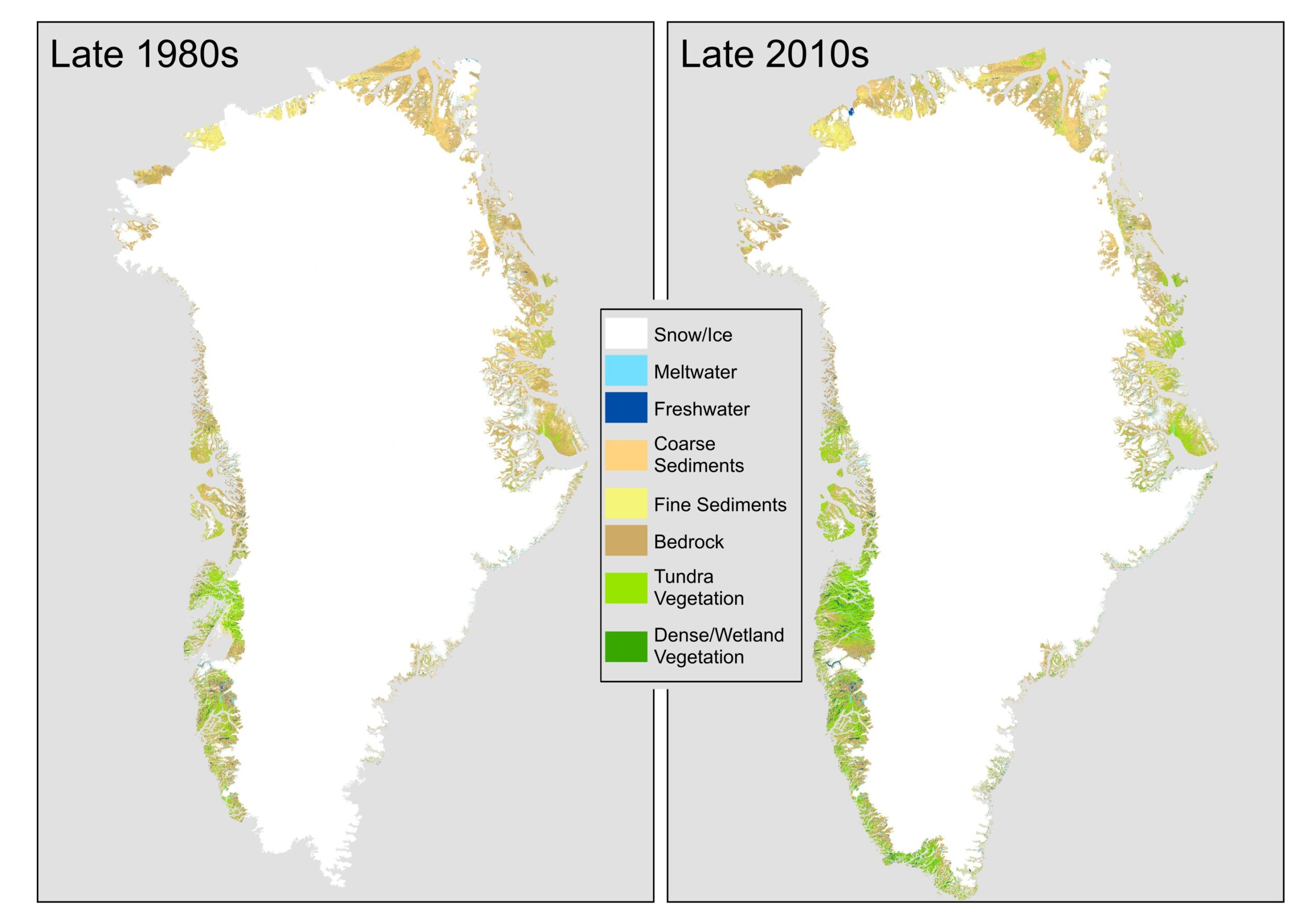 copertura vegetazione groenlandia