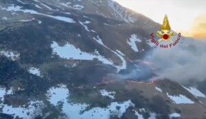 incendio monte cusna