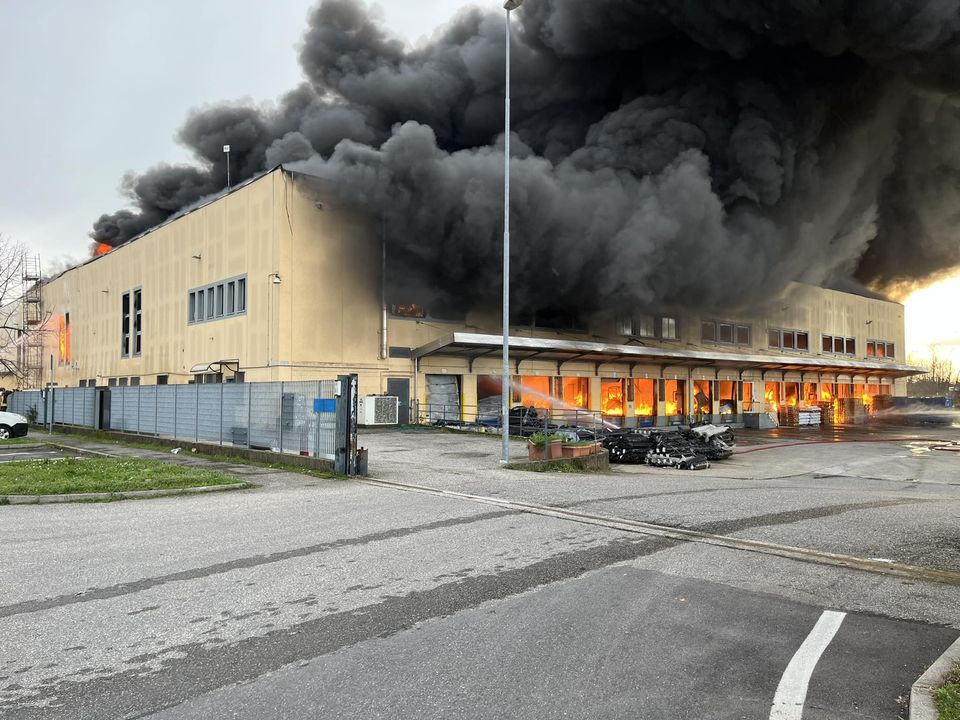 incendio truccazzano