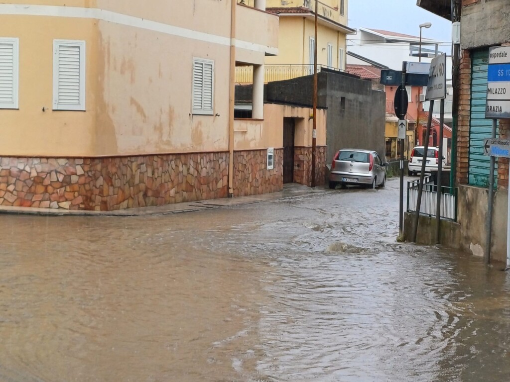 maltempo allagamenti milazzo