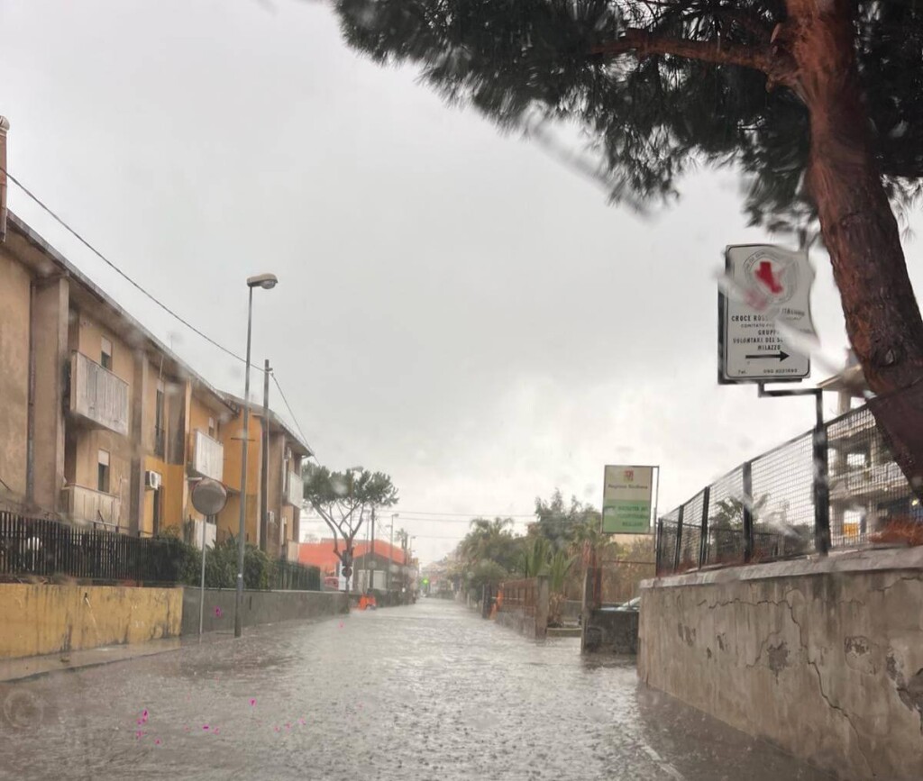 maltempo allagamenti milazzo