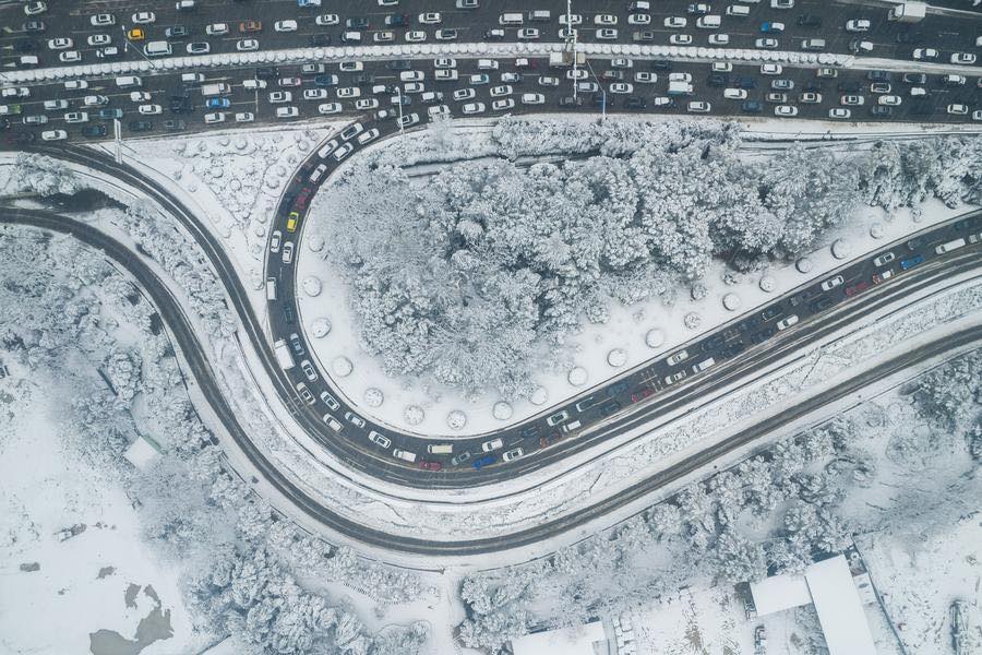 neve pechino freddo cina