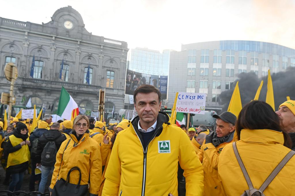 protesta coldiretti agricoltori