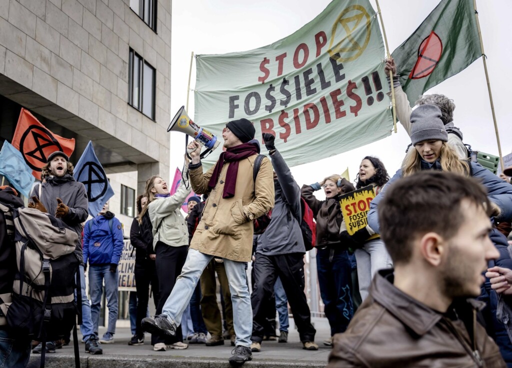 protesta Extinction Rebellion paesi bassi
