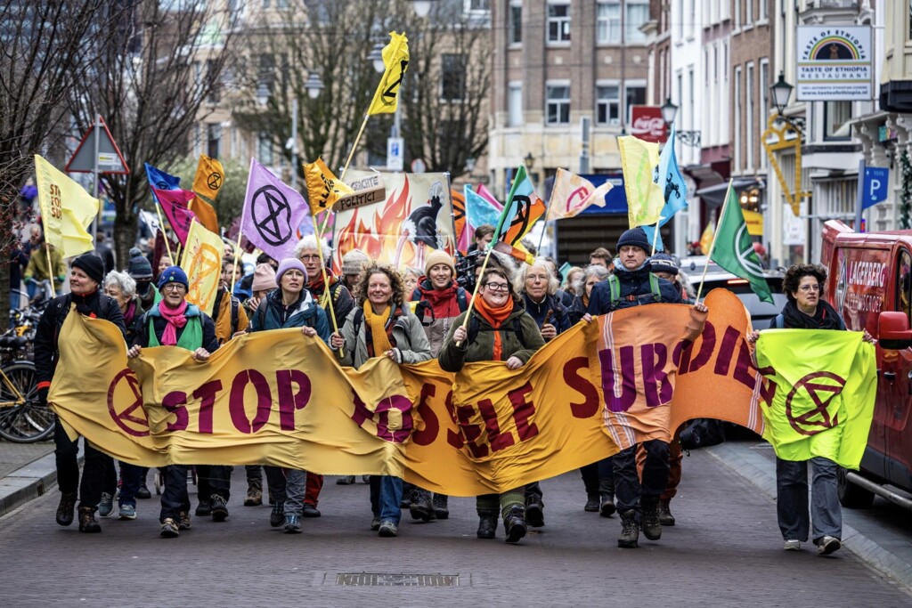protesta Extinction Rebellion paesi bassi