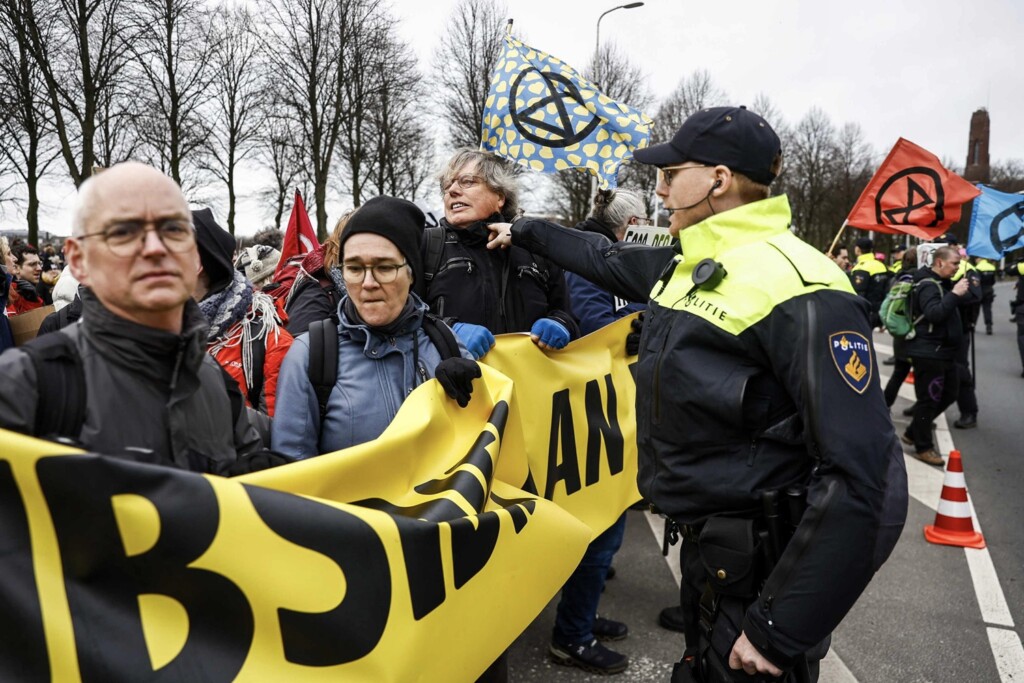 protesta Extinction Rebellion paesi bassi