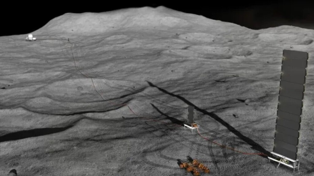 sistema di energia sulla Luna