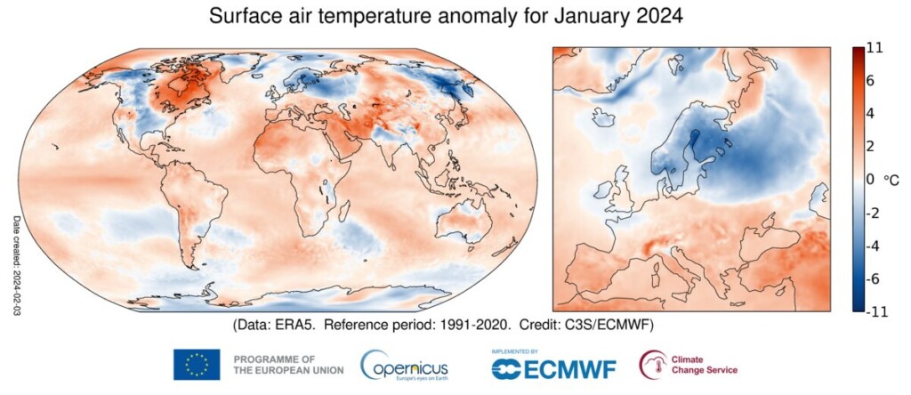 temperatura gennaio 2024