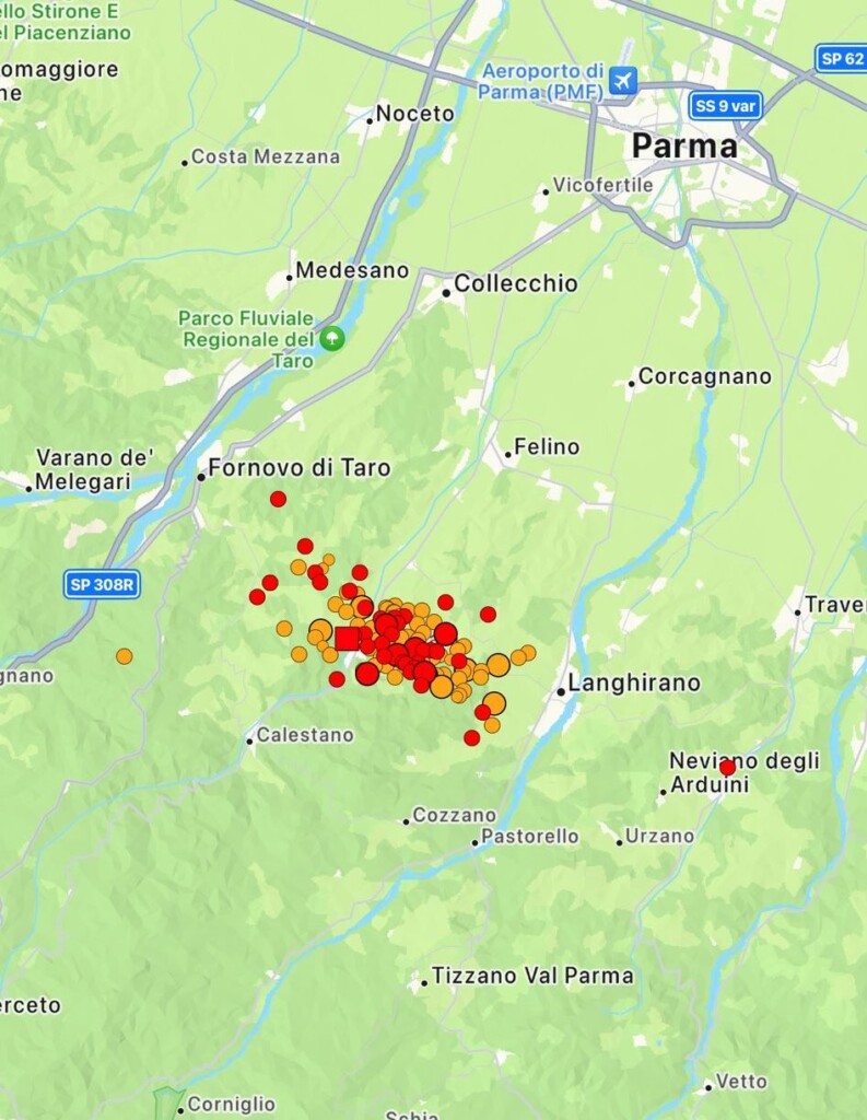 terremoto parma
