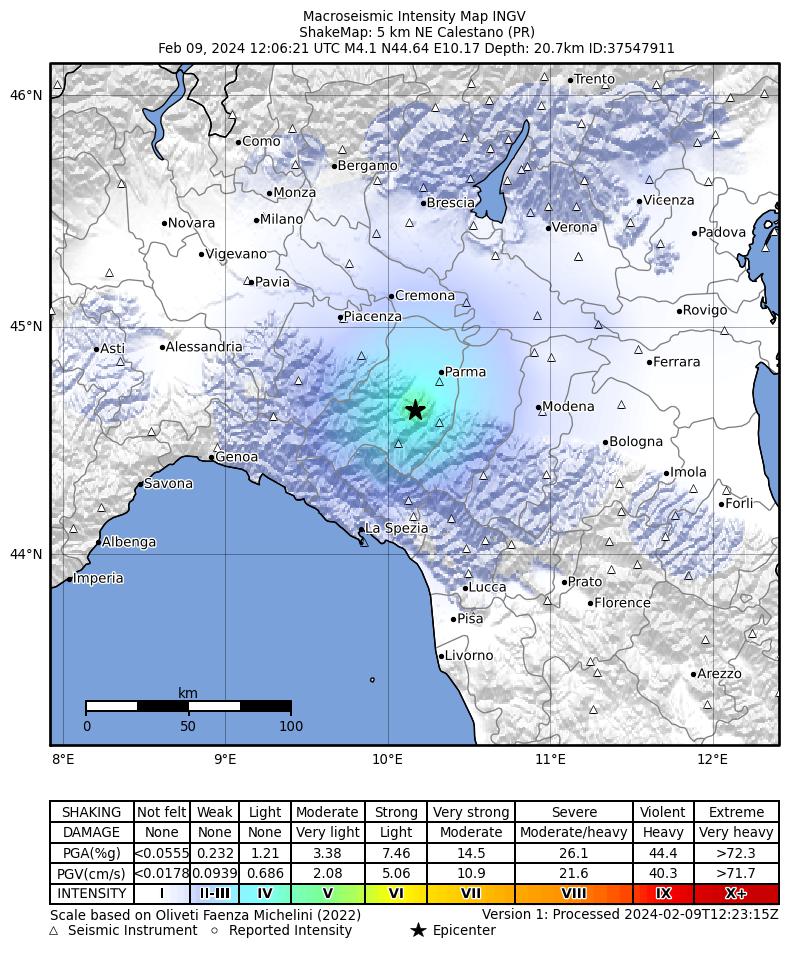 terremoto parma