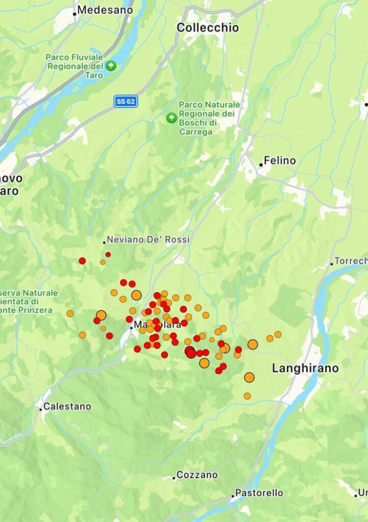 terremoto parma