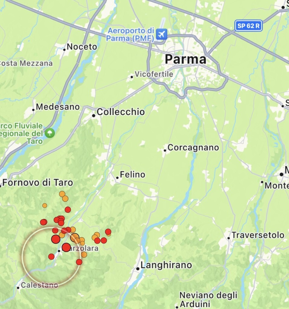 terremoto parma