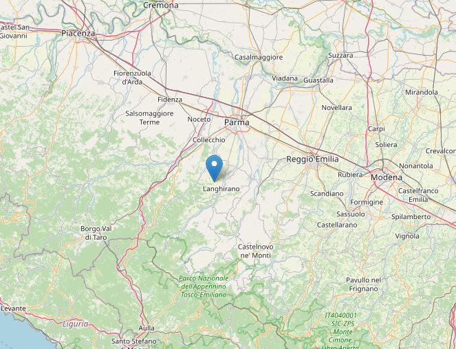 terremoto parma oggi