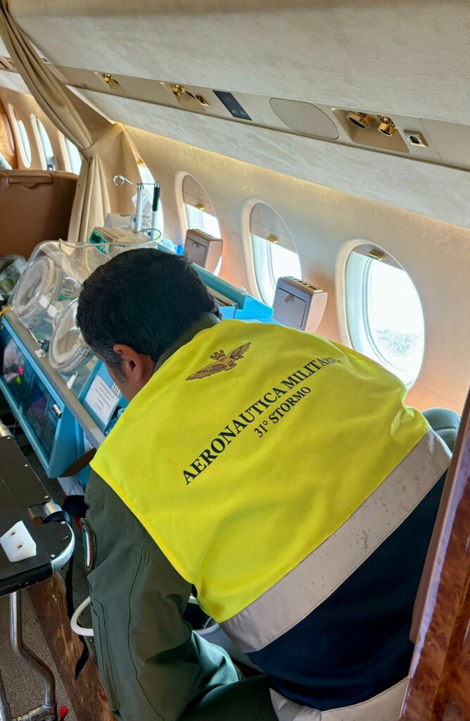 trasporto sanitario aeronautica militare