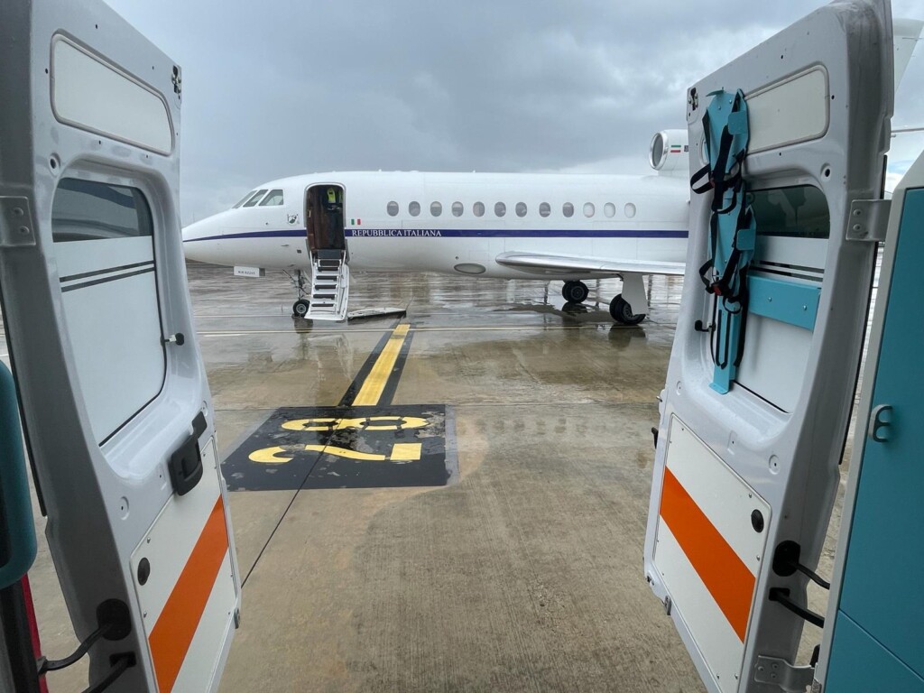 trasporto sanitario aeronautica militare