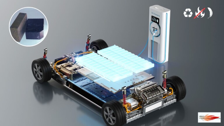 Auto elettrica nuovo materiale per batterie più sicure e sostenibili