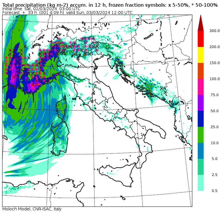 allerta meteo domenica 3 marzo