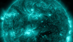 brillamento sole esplosione