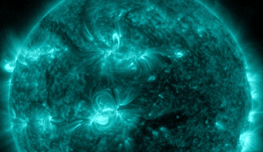 brillamento sole esplosione