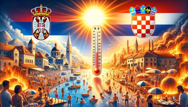 caldo record serbia croazia