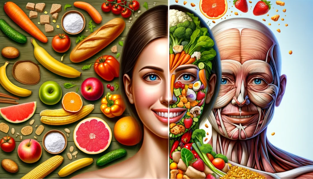 cibo forma viso dieta materna