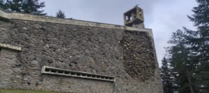 crollo muro santuario poggiole vernio