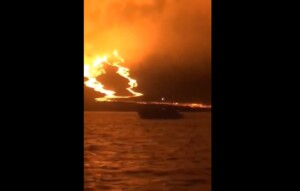eruzione vulcano galapagos